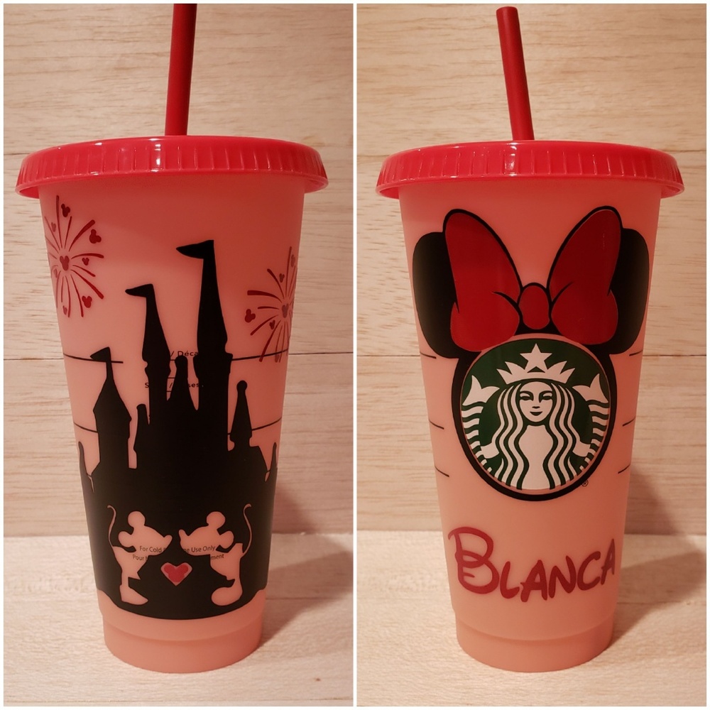 ROSE Starbucks Color Changing Cups! - Picture 2 of 5